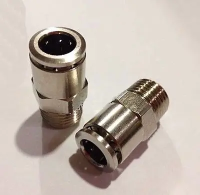 1/4" BSP Male to Fit Tube O/D 4mm Pneumatic Nickel Brass Push In Connector Union Quick Release Air Fitting Plumbing
1/4" BSP Male to Fit Tube O/D 4mm Pneumatic Nickel Brass Push In Connector Union Quick Release Air Fitting Plumbing