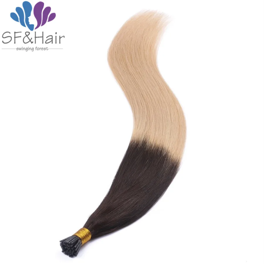 50g I Tip Hair Extensions T4/613 Brazilian Prebonded Natural Human Extension Keratin Thick | Шиньоны и парики