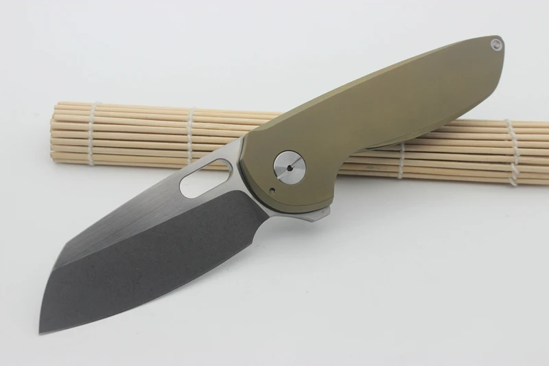 High Quality Shepherd Custom Fliiper Folding Knife 8Cr13Mov Blade Anodized Titanium Handle Survival Camping Knife
High Quality Shepherd Custom Fliiper Folding Knife 8Cr13Mov Blade Anodized Titanium Handle Survival Camping Knife