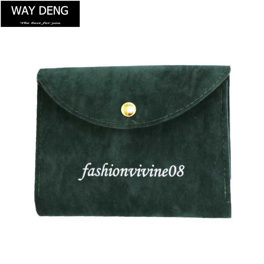 2 pcs Portable Dark Green Soft Velvet Watch Pouches 13x8mm Jewelry Storage Case Golden Button Gift Bags Personalized - Y134
2 pcs Portable Dark Green Soft Velvet Watch Pouches 13x8mm Jewelry Storage Case Golden Button Gift Bags Personalized - Y134