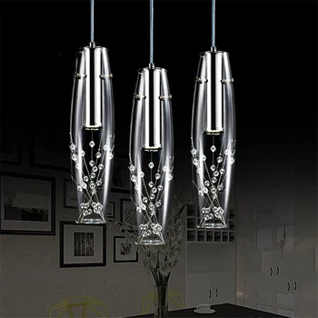 LED Crystal Pendant Lamps Kitchen/Living Room/Bedroom Aisle Hanging Light Glass Pendant Light Lamparas De Techo Colgante Moderma
LED Crystal Pendant Lamps Kitchen/Living Room/Bedroom Aisle Hanging Light Glass Pendant Light Lamparas De Techo Colgante Moderma