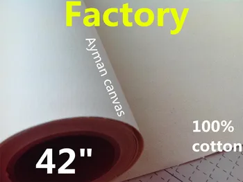 42"*18m Professional Manufacturer 100% Cotton Inkjet Canvas For Art Photos Printing
42"*18m Professional Manufacturer 100% Cotton Inkjet Canvas For Art Photos Printing