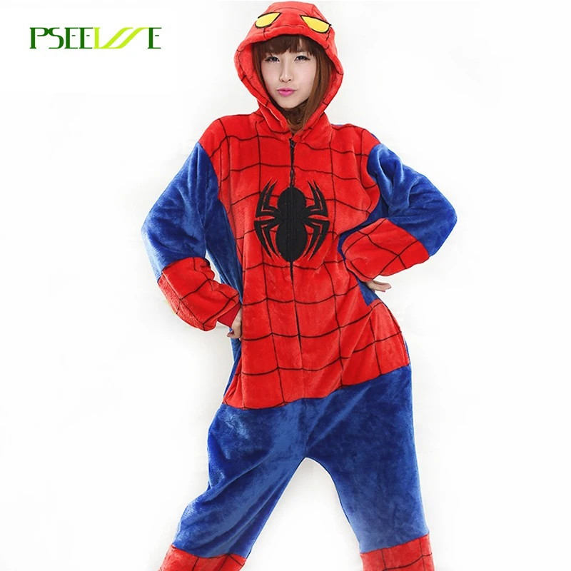 Spider man Flannel Animal Costumes Garment Cute Pajamas Adult Unisex Warm winter Onsies Pyjamas
Spider man Flannel Animal Costumes Garment Cute Pajamas Adult Unisex Warm winter Onsies Pyjamas