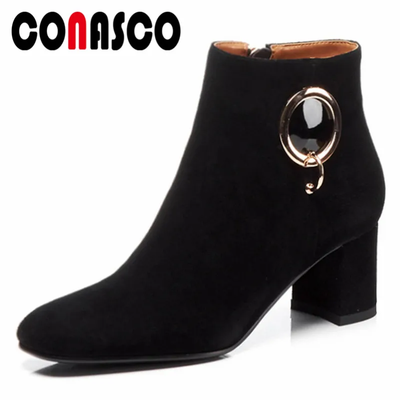CONASCO New Arrival Women High Heels Rhinestone Wedding Party Shoes Woman Elegant Cow Suede Office Pumps Ladies Basic Boots
CONASCO New Arrival Women High Heels Rhinestone Wedding Party Shoes Woman Elegant Cow Suede Office Pumps Ladies Basic Boots