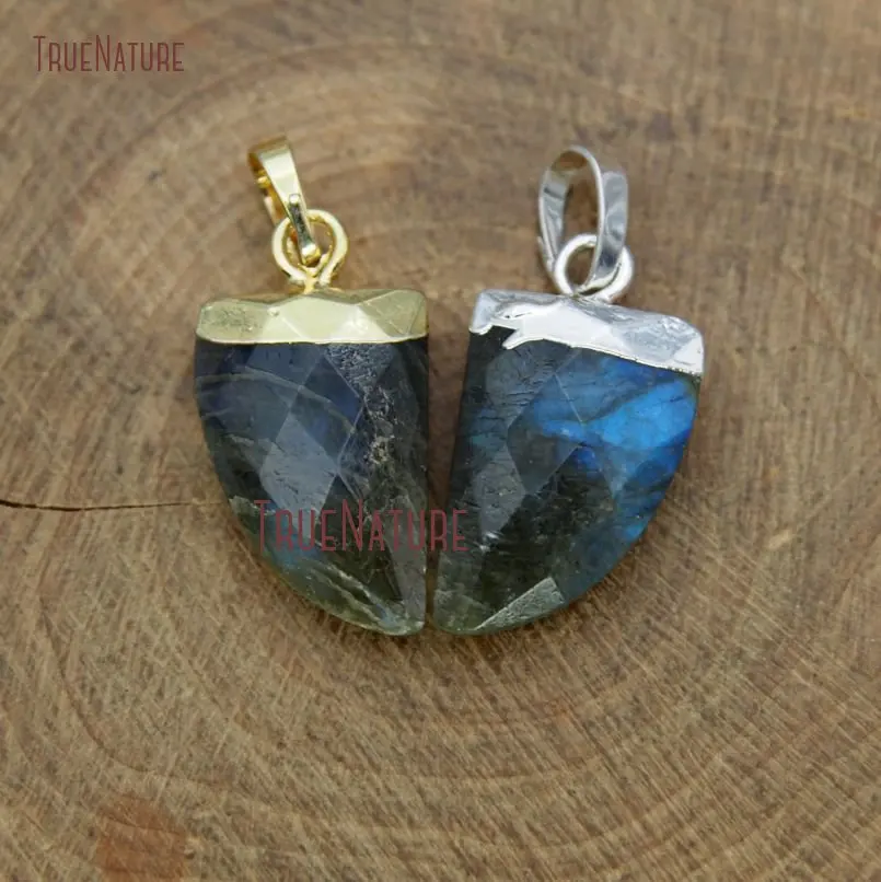 Chic Nature Labradorites Beads Charm Tibetan Horn Faceted Labradorites Stone Shape Pendants For Jewelry Making 19*11 mm PM9573
Chic Nature Labradorites Beads Charm Tibetan Horn Faceted Labradorites Stone Shape Pendants For Jewelry Making 19*11 mm PM9573
