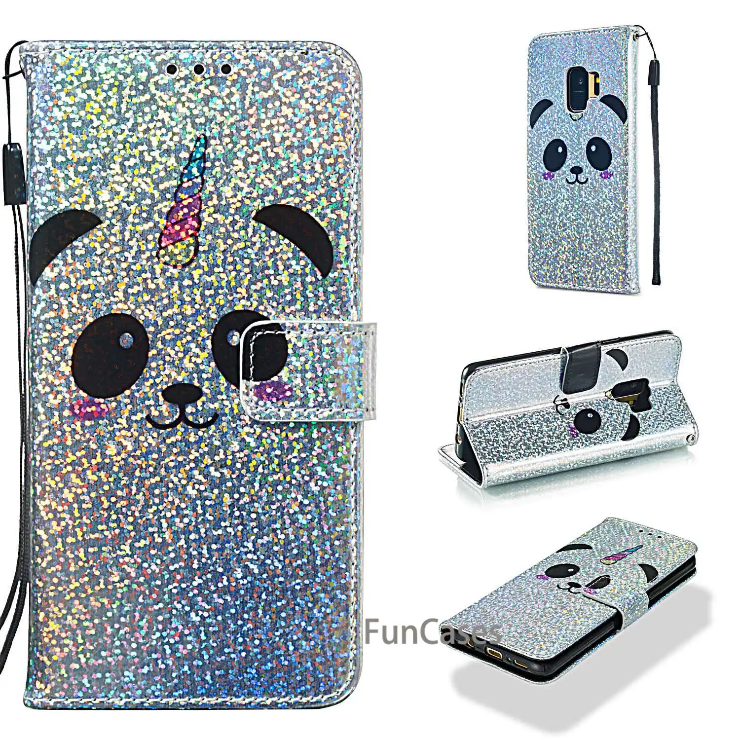 Винтаж кожаный бумажник на магните FlipCase для samsung Galaxy S9 плотная держатель карт