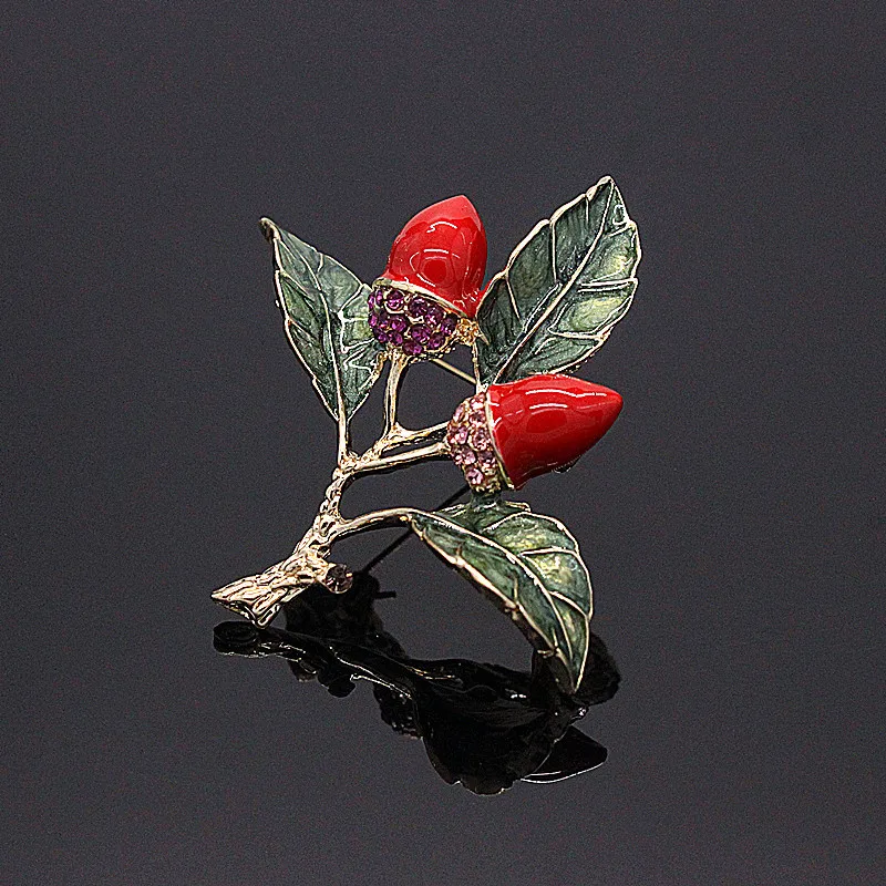 JUJIE Vintage Red Enamel Flower Brooches women's shirt Brooch scarf Pins Accessories Fashion Jewelry Dropshiping
JUJIE Vintage Red Enamel Flower Brooches women's shirt Brooch scarf Pins Accessories Fashion Jewelry Dropshiping