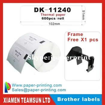 50 x rolls Brother DK-11240 Etichette di spedizione 51 x 102 mm 600 etichette per DK11240 free shipping
50 x rolls Brother DK-11240 Etichette di spedizione 51 x 102 mm 600 etichette per DK11240 free shipping
