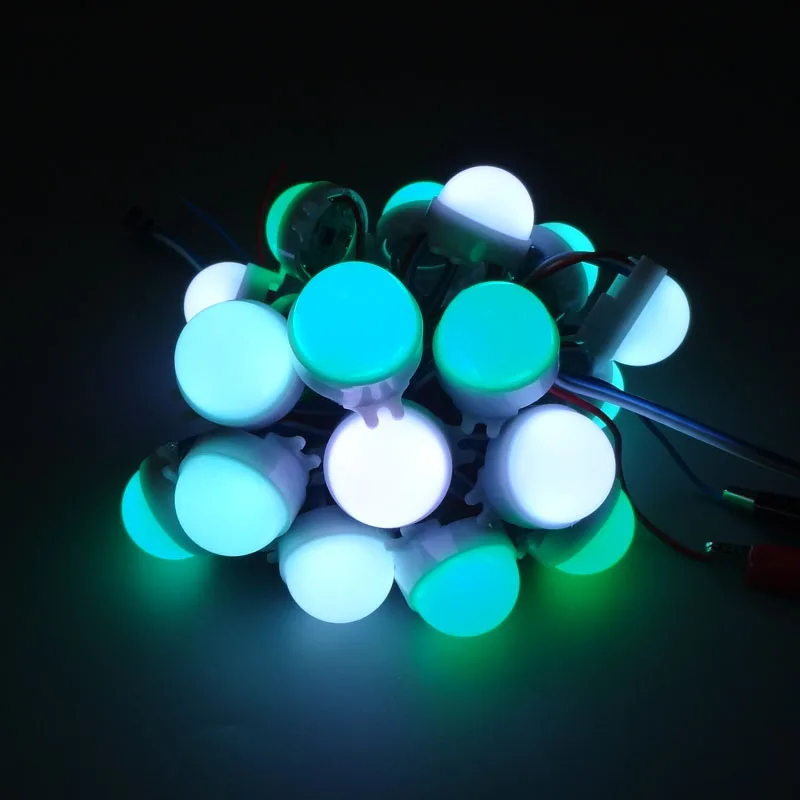 Pixel LED Module WS2811 DC12V 30mm diameter Full Color 5050 SMD Programmable Modules led light for signage Milky Cover
Pixel LED Module WS2811 DC12V 30mm diameter Full Color 5050 SMD Programmable Modules led light for signage Milky Cover