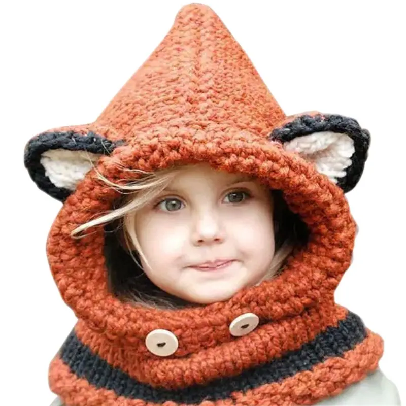 Fashion Kids Winter Crochet Knitted Hat Wrap Cartoon Animal Earflap Hood Scarf Skull Cap Cute Girl Boys Warm Knitted Hat
Fashion Kids Winter Crochet Knitted Hat Wrap Cartoon Animal Earflap Hood Scarf Skull Cap Cute Girl Boys Warm Knitted Hat