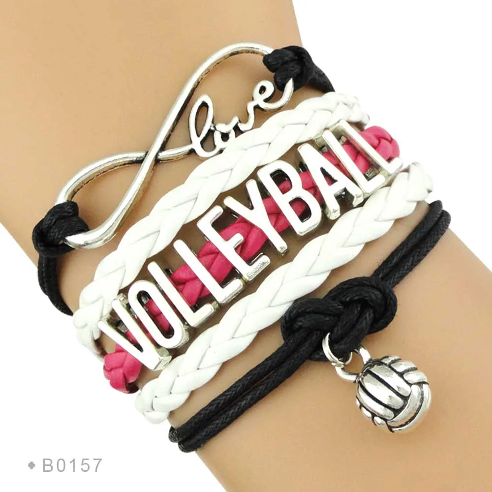 Trendy Infinity Love Volleyball Sports Fans Gift Jewelry Drop Shipping Christmas Gift Men's Bracelets for Women
Trendy Infinity Love Volleyball Sports Fans Gift Jewelry Drop Shipping Christmas Gift Men's Bracelets for Women