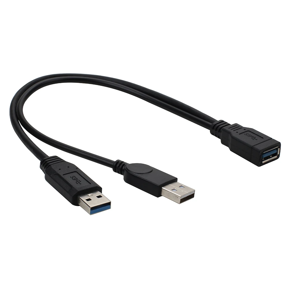Кабель-удлинитель 30 см для 2,5 дюймового мобильного жесткого диска USB 3,0 «мама»-двойной USB «папа»
Кабель-удлинитель 30 см для 2,5 дюймового мобильного жесткого диска USB 3,0 «мама»-двойной USB «папа»