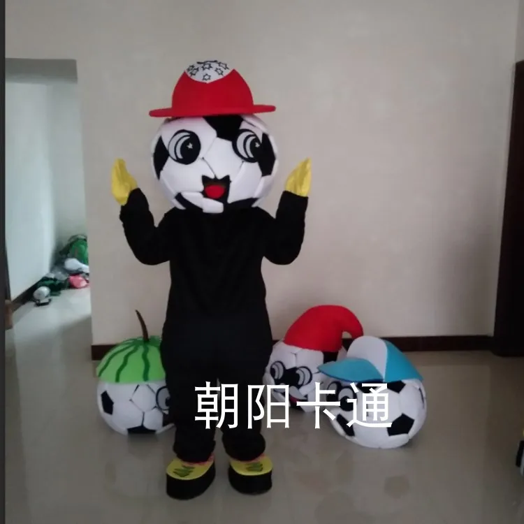 Football Mascot Costume for Adult Soccer Party Halloween Fancy Dress Carnival Purim Foot Ball Cosplay Suits | Тематическая одежда