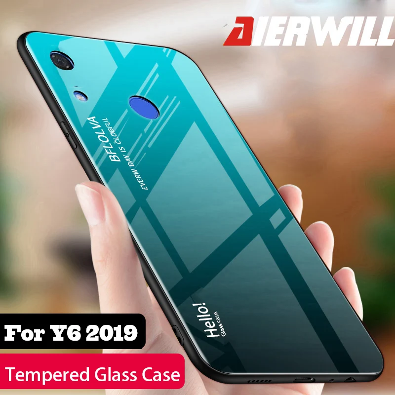 Luxury Glass Case For huawei Y6 2019 Case 9H Tempered Glass Silicone Cover Hybrid Back phone Cover For huawei Y6 2019 Cases
Luxury Glass Case For huawei Y6 2019 Case 9H Tempered Glass Silicone Cover Hybrid Back phone Cover For huawei Y6 2019 Cases