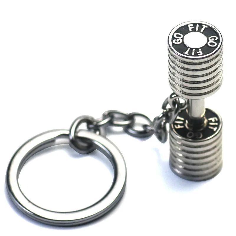 Workout Dumbbell Charm Keychain Stainless Steel CrossFit Fitness Key Chains Sporty Gym Motivation Jewelry Trainer Gift
Workout Dumbbell Charm Keychain Stainless Steel CrossFit Fitness Key Chains Sporty Gym Motivation Jewelry Trainer Gift