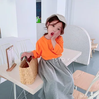2019 spring new children's clothing girls suit children's round neck cartoon pattern T-shirt with skirt two-piece
2019 spring new children's clothing girls suit children's round neck cartoon pattern T-shirt with skirt two-piece