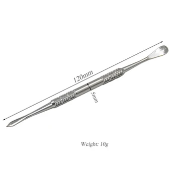 2pcs 120mm Stainless steel Dab wax Carving tool for Non stick Dabbing Slick butane oil Dabber Carvers Tool
2pcs 120mm Stainless steel Dab wax Carving tool for Non stick Dabbing Slick butane oil Dabber Carvers Tool