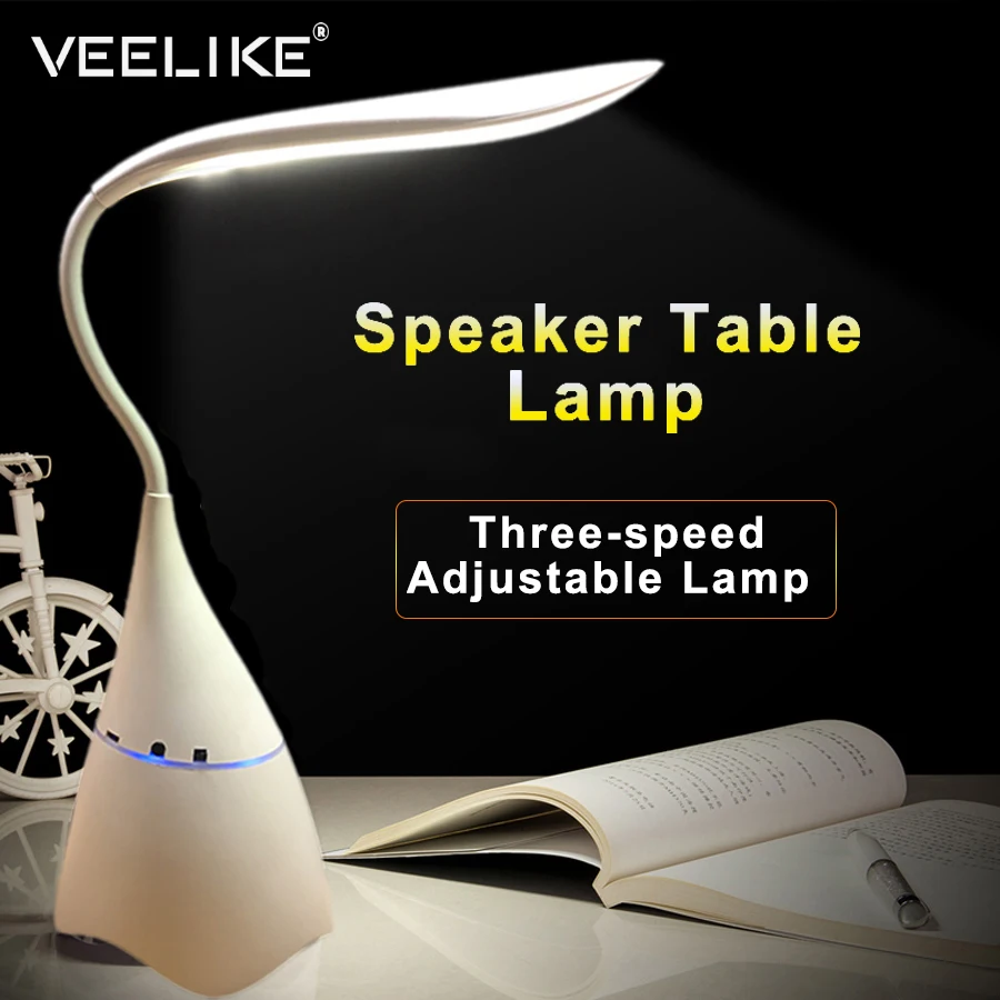 Creative Wireless Bluetooth Audio Lamp Smart Touch Switch USB Charging Music-Playing LED Eye-Protection Bedroom Bedside Lights
Creative Wireless Bluetooth Audio Lamp Smart Touch Switch USB Charging Music-Playing LED Eye-Protection Bedroom Bedside Lights