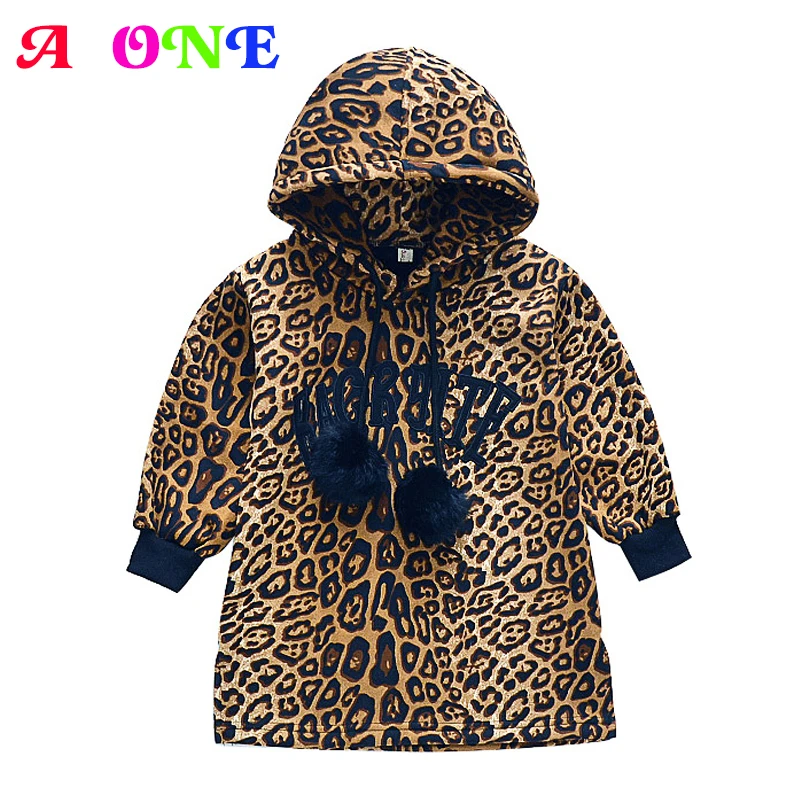 2018 Autumn Winter leopard velvet balls letter embroidery baby girls hooded dress kids long sleeve dress for Children
2018 Autumn Winter leopard velvet balls letter embroidery baby girls hooded dress kids long sleeve dress for Children