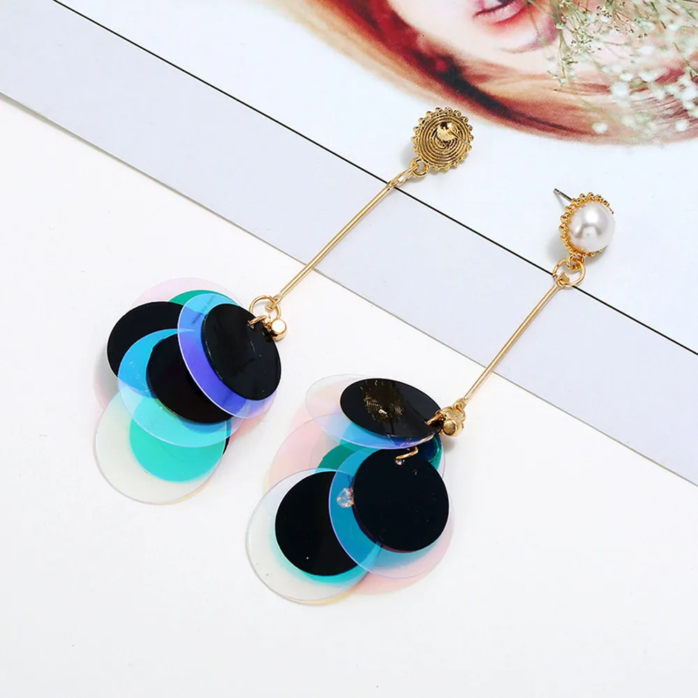 Susenstone 2019 Charm Fashion Women Ear Stud Sequins Long Earrings Jewelry high quality
Susenstone 2019 Charm Fashion Women Ear Stud Sequins Long Earrings Jewelry high quality