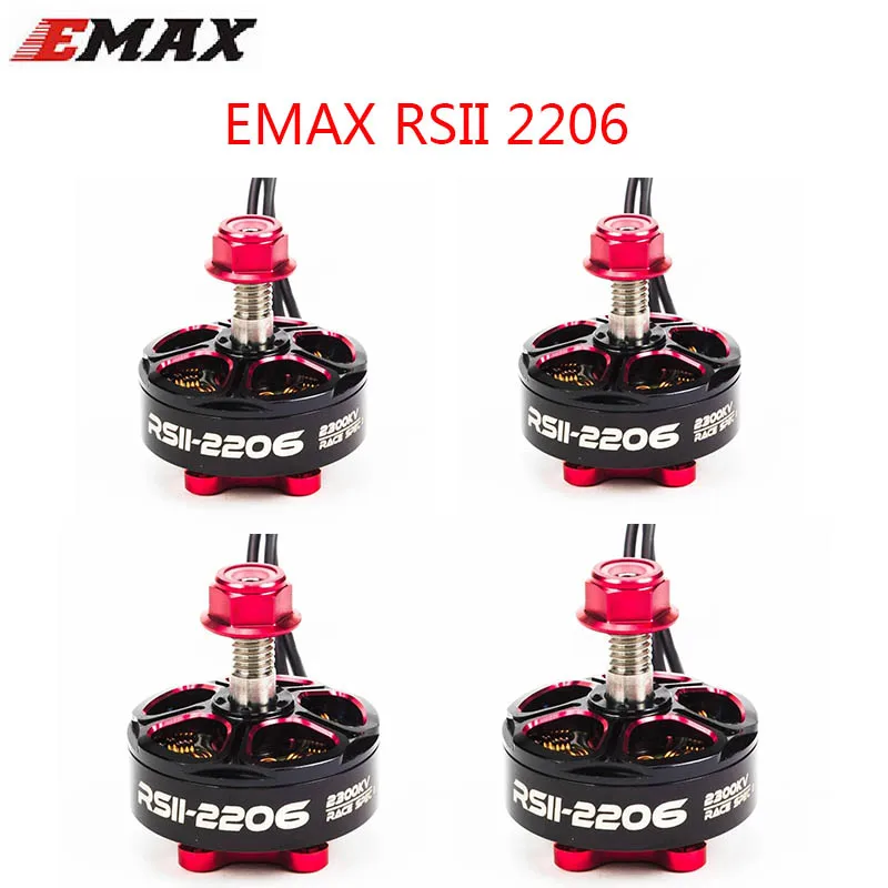 4pcs Emax RSII 2206 Brushless Motor 3-6S 1700/1900kv 2-4S 1700KV 1900KV 2300KV 2700KV 2CW 2CCW Motors for FPV Quadcopter
4pcs Emax RSII 2206 Brushless Motor 3-6S 1700/1900kv 2-4S 1700KV 1900KV 2300KV 2700KV 2CW 2CCW Motors for FPV Quadcopter
