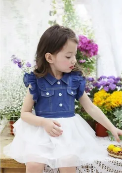 Gemini NEW fashion baby girl clothes Cowboy mesh girl dress girl party princess dress for2 to 6 Years old girl clothes
Gemini NEW fashion baby girl clothes Cowboy mesh girl dress girl party princess dress for2 to 6 Years old girl clothes