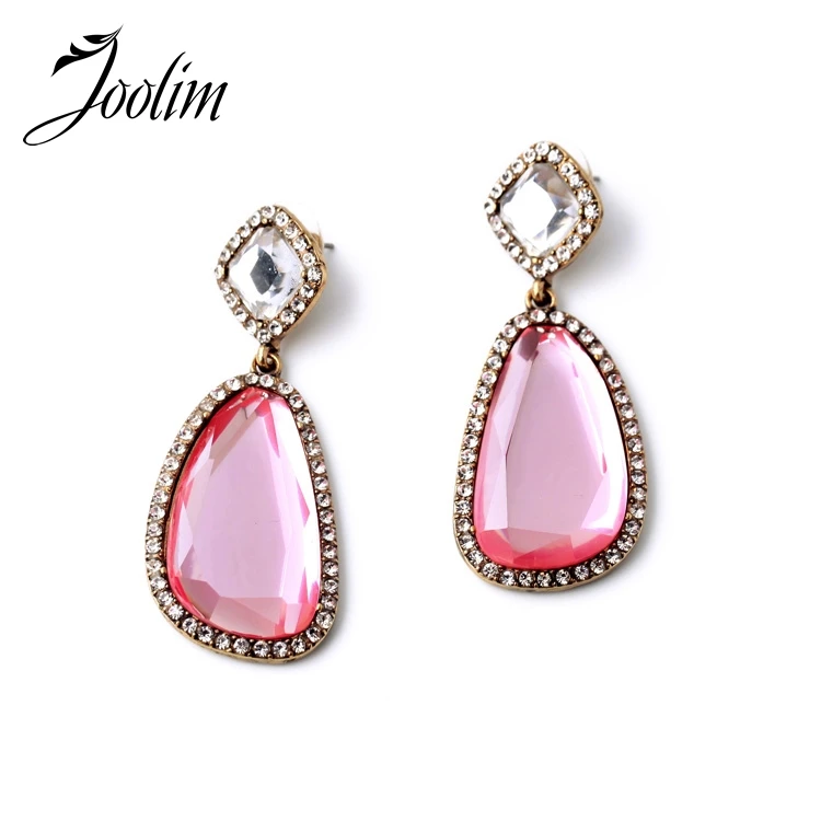JOOLIM Jewelry Wholesale/ Light Pink Rhinestone Irregular Simple Geometric Piercing Fashion Earring Jewelry
JOOLIM Jewelry Wholesale/ Light Pink Rhinestone Irregular Simple Geometric Piercing Fashion Earring Jewelry