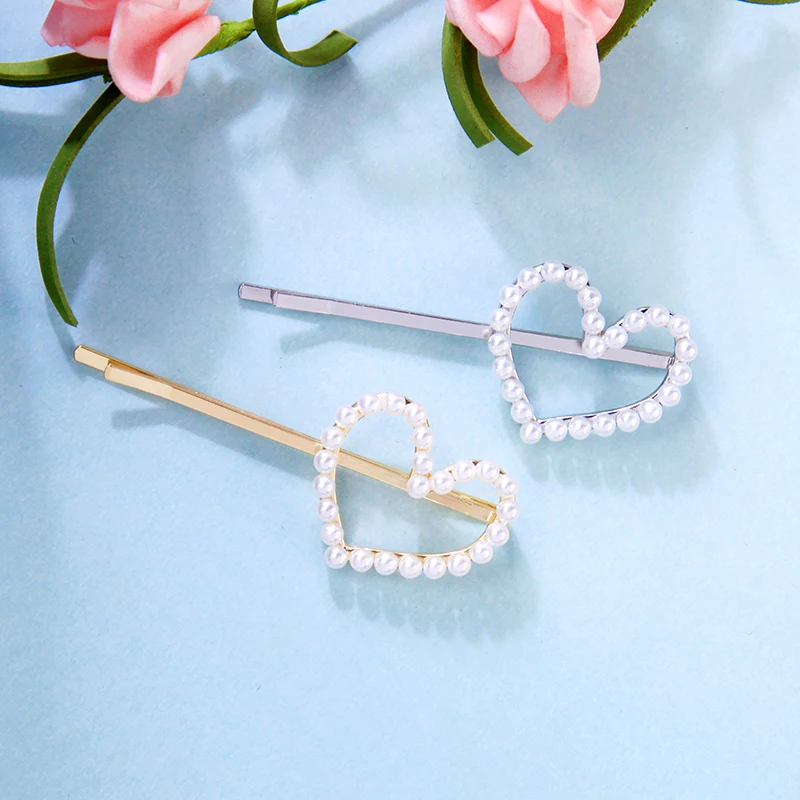 New Arrival Fashin Simple Design Acrylic Pearl Heart Hairpin For Women Handmade Charming Birthday Gift Hairpin Jewelry
New Arrival Fashin Simple Design Acrylic Pearl Heart Hairpin For Women Handmade Charming Birthday Gift Hairpin Jewelry