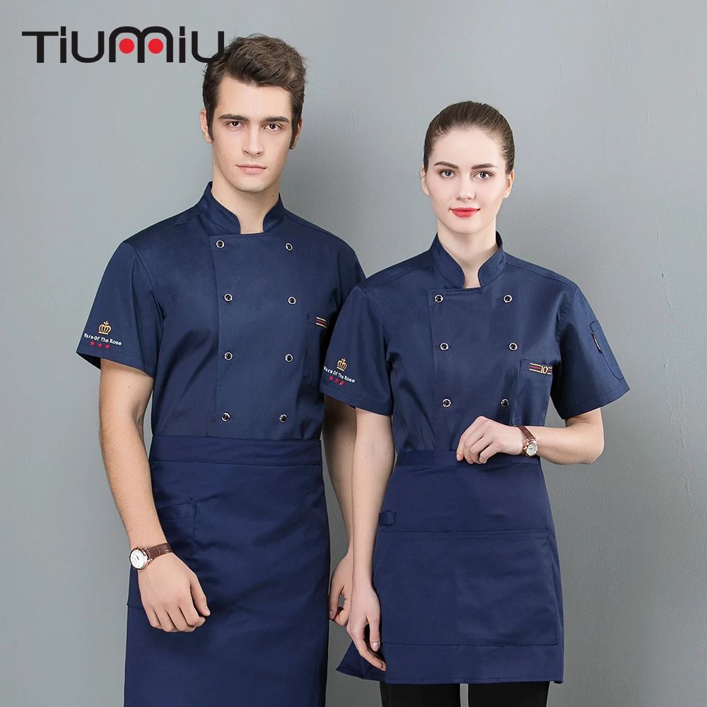 2019 TIUMIU Chef Jacket Restaurant Embroider 3 Stars Crown Uniform Barbr Bakery Hotel Bake Cake Coffee Service Ropa De Cocina
2019 TIUMIU Chef Jacket Restaurant Embroider 3 Stars Crown Uniform Barbr Bakery Hotel Bake Cake Coffee Service Ropa De Cocina