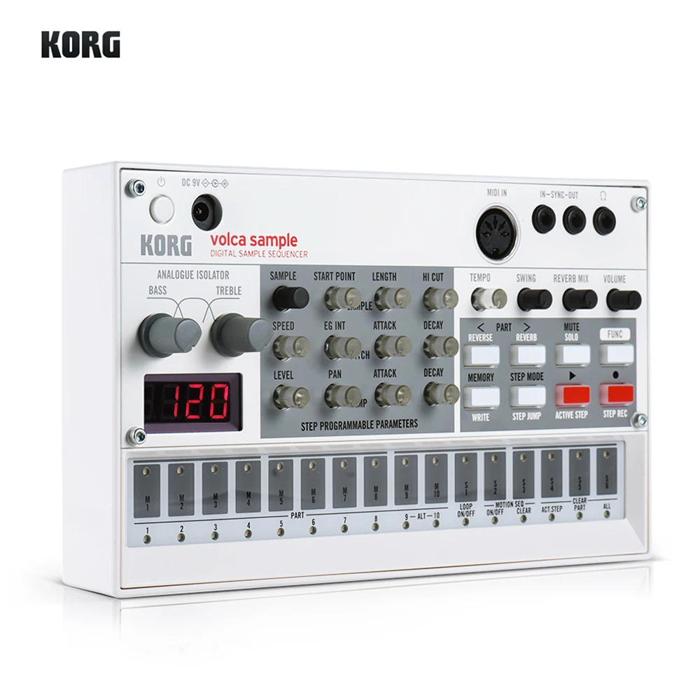 KORG VOLCA KEYS Portable Analog Synthesizer Synth Built-in Delay Effect Loop Sequencer with MIDI In 3.5mm Sync In/ Out
KORG VOLCA KEYS Portable Analog Synthesizer Synth Built-in Delay Effect Loop Sequencer with MIDI In 3.5mm Sync In/ Out