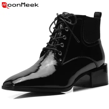 MoonMeek fashion 2020 hot sale heels ankle boots popular ladies genuine leather boots new arrive autumn winter women boots
MoonMeek fashion 2020 hot sale heels ankle boots popular ladies genuine leather boots new arrive autumn winter women boots