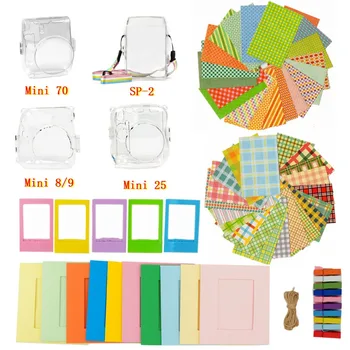 6 in 1 Accessories Set Transparent Protective Case Photo Frame Stickers Wall Frame Clip with Rope for Instax Mini 8/9/25/70/SP2
6 in 1 Accessories Set Transparent Protective Case Photo Frame Stickers Wall Frame Clip with Rope for Instax Mini 8/9/25/70/SP2