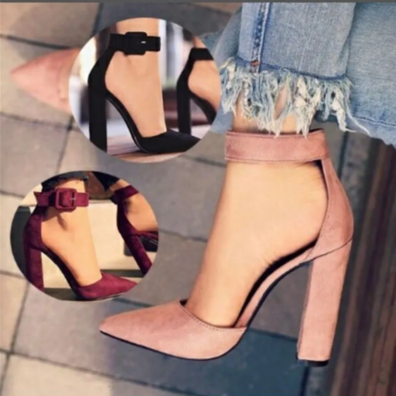 2018 New Single Shoes Large Size High-heeled Wish Explosions Foreign Trade Europe and The United States Pointed Buckle
2018 New Single Shoes Large Size High-heeled Wish Explosions Foreign Trade Europe and The United States Pointed Buckle