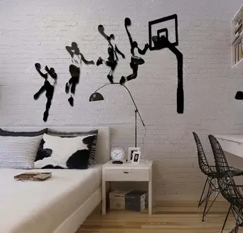 DIY 3D non-toxic Acrylic wall sticker playing basketball Ducking wall art picture of home wall decoration
DIY 3D non-toxic Acrylic wall sticker playing basketball Ducking wall art picture of home wall decoration