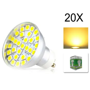 20x Big Promotion GU10 8w 29 LED 5050 SMD 640lm Warm White Energy Saving Spotlight Spot Lights Home Lighting Lamp Bulb 220V
20x Big Promotion GU10 8w 29 LED 5050 SMD 640lm Warm White Energy Saving Spotlight Spot Lights Home Lighting Lamp Bulb 220V