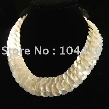 Mixed Order - 2 Strands/Lot Beautiful Mother of Pearl Shell Scales Shaps Pendant Beads Necklace 19" Wholesale
Mixed Order - 2 Strands/Lot Beautiful Mother of Pearl Shell Scales Shaps Pendant Beads Necklace 19" Wholesale