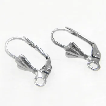 8*15mm Stainless Steel Earrings Settings French Style Ear Wire Clip Hook with Loop Earrings Blanks Bases DIY Findings
8*15mm Stainless Steel Earrings Settings French Style Ear Wire Clip Hook with Loop Earrings Blanks Bases DIY Findings