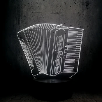 Night Light Music Instrument Accordion 3D USB LED Lamp Romantic Multicolor Mood Atmosphere Table Decoration Kids Toys Gift
Night Light Music Instrument Accordion 3D USB LED Lamp Romantic Multicolor Mood Atmosphere Table Decoration Kids Toys Gift