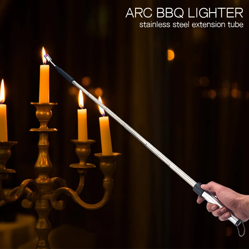 BBQ Candle Ignition Guns Electric Pulsed Arc Lighter Flameless Windproof Safe Scalable Kitchen Rechargeable Ignition Lighters
BBQ Candle Ignition Guns Electric Pulsed Arc Lighter Flameless Windproof Safe Scalable Kitchen Rechargeable Ignition Lighters