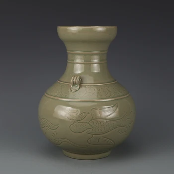 Antique SongDynasty porcelain vase,YueKiln secret color porcelain carved bottle,Home Decoration collection & adornment
Antique SongDynasty porcelain vase,YueKiln secret color porcelain carved bottle,Home Decoration collection & adornment