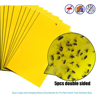 5Pcs Outdoor Fly Trap Strong mouse trap hang Sticky Board Catching Aphid Insects Pest mosquito Killer For Garden Livestock Farm
5Pcs Outdoor Fly Trap Strong mouse trap hang Sticky Board Catching Aphid Insects Pest mosquito Killer For Garden Livestock Farm