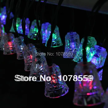 Solar Power 30 LED bell bell shaped design Outdoor Garden Yard Snowflake Pompons String Light Xmas Party Lamp free shpping
Solar Power 30 LED bell bell shaped design Outdoor Garden Yard Snowflake Pompons String Light Xmas Party Lamp free shpping
