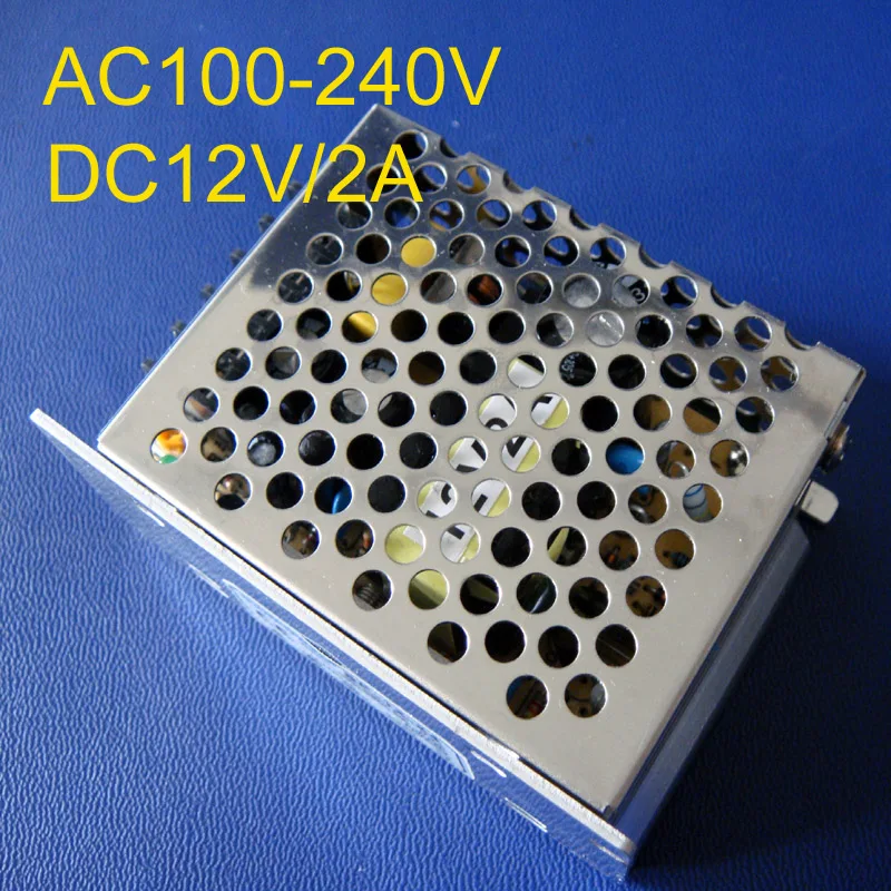 Фото High quality 12V 2A Switching Power Supply 25W led converter power supply DC12V Adapter CE ROSH free shipping 2pcs/lot | Лампы и