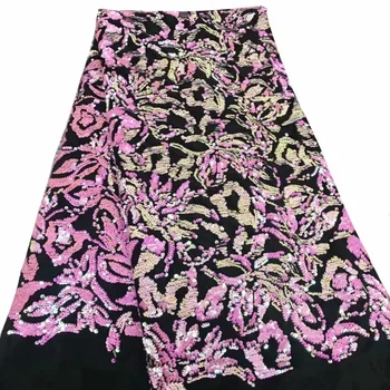 Latest African Lace Fabric 2019 High Quality Peach Pink Gold Velvet Lace Fabric French Sequins Velvet Lace Fabric For Dress
Latest African Lace Fabric 2019 High Quality Peach Pink Gold Velvet Lace Fabric French Sequins Velvet Lace Fabric For Dress