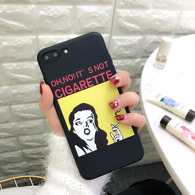 Funny Cartoon Phone Case For iphone X XS Max XR Case For iphone 6S 6 7 8 Plus 5S 5 SE Cover Soft TPU Smoking Woman Pattern Cases
Funny Cartoon Phone Case For iphone X XS Max XR Case For iphone 6S 6 7 8 Plus 5S 5 SE Cover Soft TPU Smoking Woman Pattern Cases