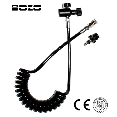 Airsoft pcp Coil Remote Hose Thick line 2.5M with 1500psi gauge without Slide Check with quick disconnect(BLACK) paintball New
Airsoft pcp Coil Remote Hose Thick line 2.5M with 1500psi gauge without Slide Check with quick disconnect(BLACK) paintball New