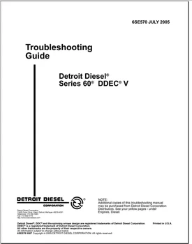 Detroit Diesel Series 50,50G, 60, DDECVI,DDEC10,DDEC13,MBE Electronic Wiring Schematics
Detroit Diesel Series 50,50G, 60, DDECVI,DDEC10,DDEC13,MBE Electronic Wiring Schematics