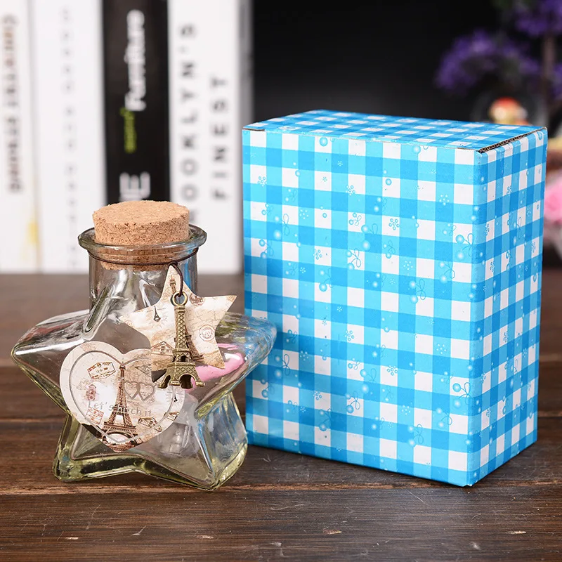 Desktop Decor Fashion Stars Wishing Bottles Flicker Flashing Bottle Glass Craft Gift Box Friends Gift Home Adornment Vials Jars
Desktop Decor Fashion Stars Wishing Bottles Flicker Flashing Bottle Glass Craft Gift Box Friends Gift Home Adornment Vials Jars