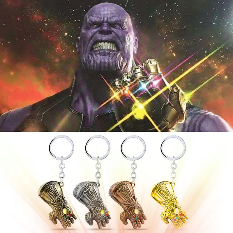 Hot Sale Marvel Avengers 3 Thanos Infinity Glove Gauntlet Keychain Anime Key Ring For Gift Chaveiro Key chain Jewelry Porte Clef
Hot Sale Marvel Avengers 3 Thanos Infinity Glove Gauntlet Keychain Anime Key Ring For Gift Chaveiro Key chain Jewelry Porte Clef