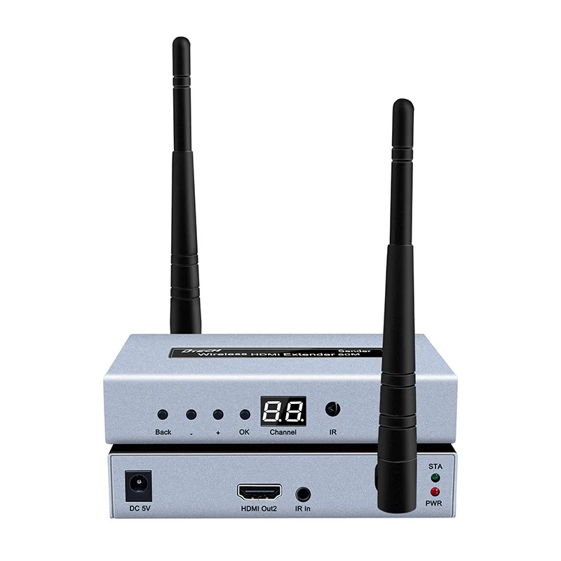 DT-7060 HDMI Wireless Extender HDMI Wireless Same Screen 50m Wireless HDMI Transmitter HD 3D
DT-7060 HDMI Wireless Extender HDMI Wireless Same Screen 50m Wireless HDMI Transmitter HD 3D